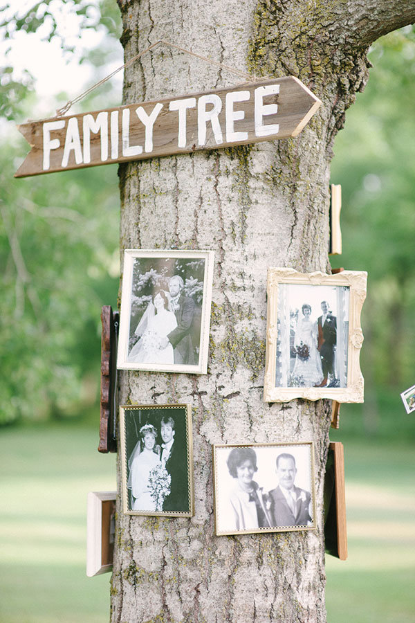 family tree wedding photos
