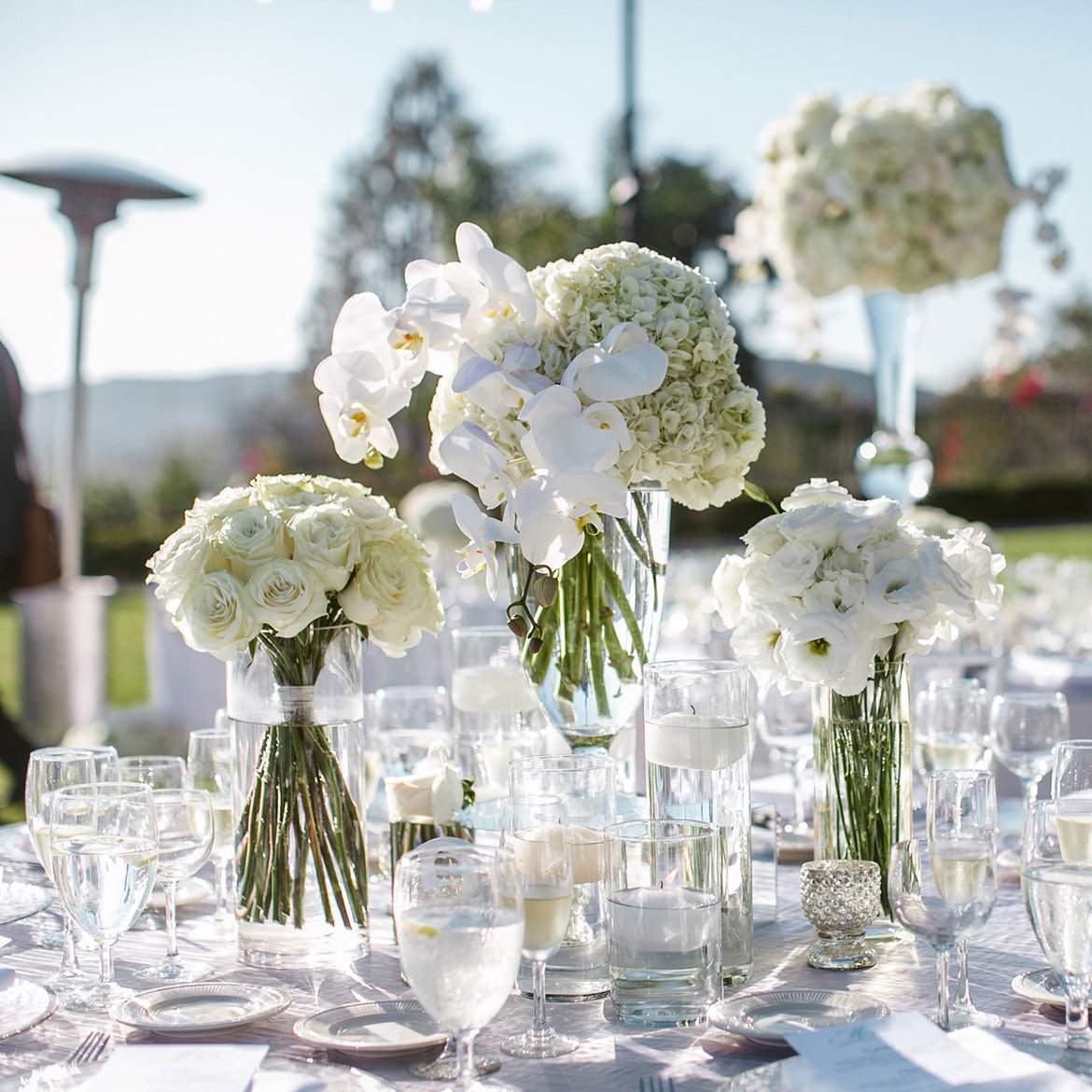 layered centerpieces