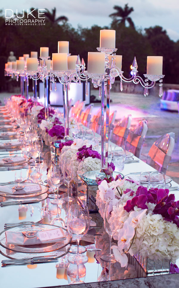 pretty outdoor reception