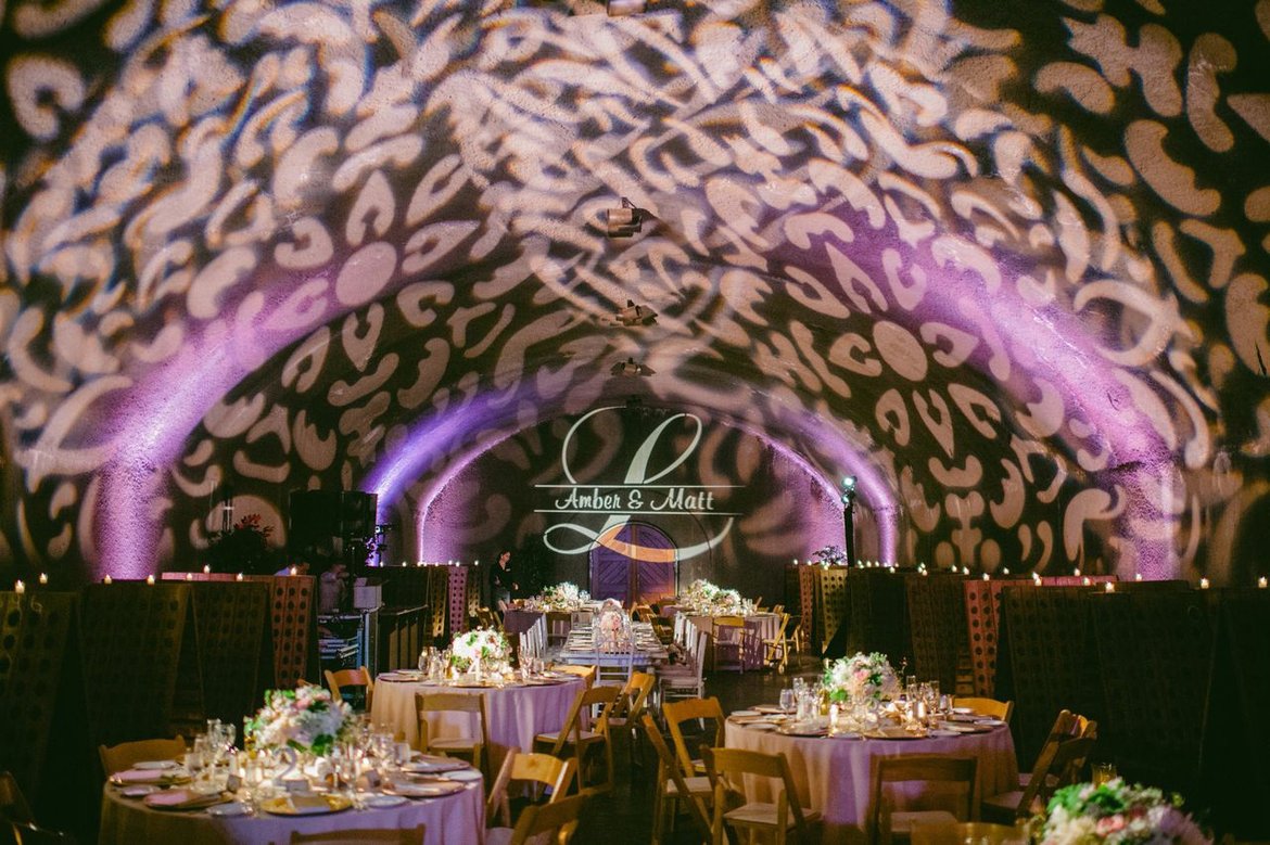 wine cave wedding