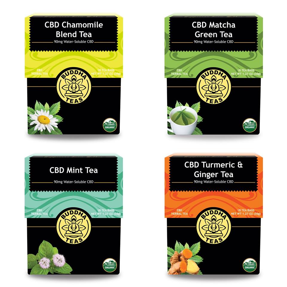 CBD Tea Collection by Buddha Teas