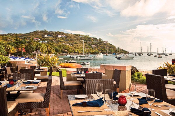 breakfast with a view at westin st john