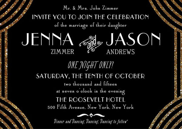 Wedding party invitations after getting married