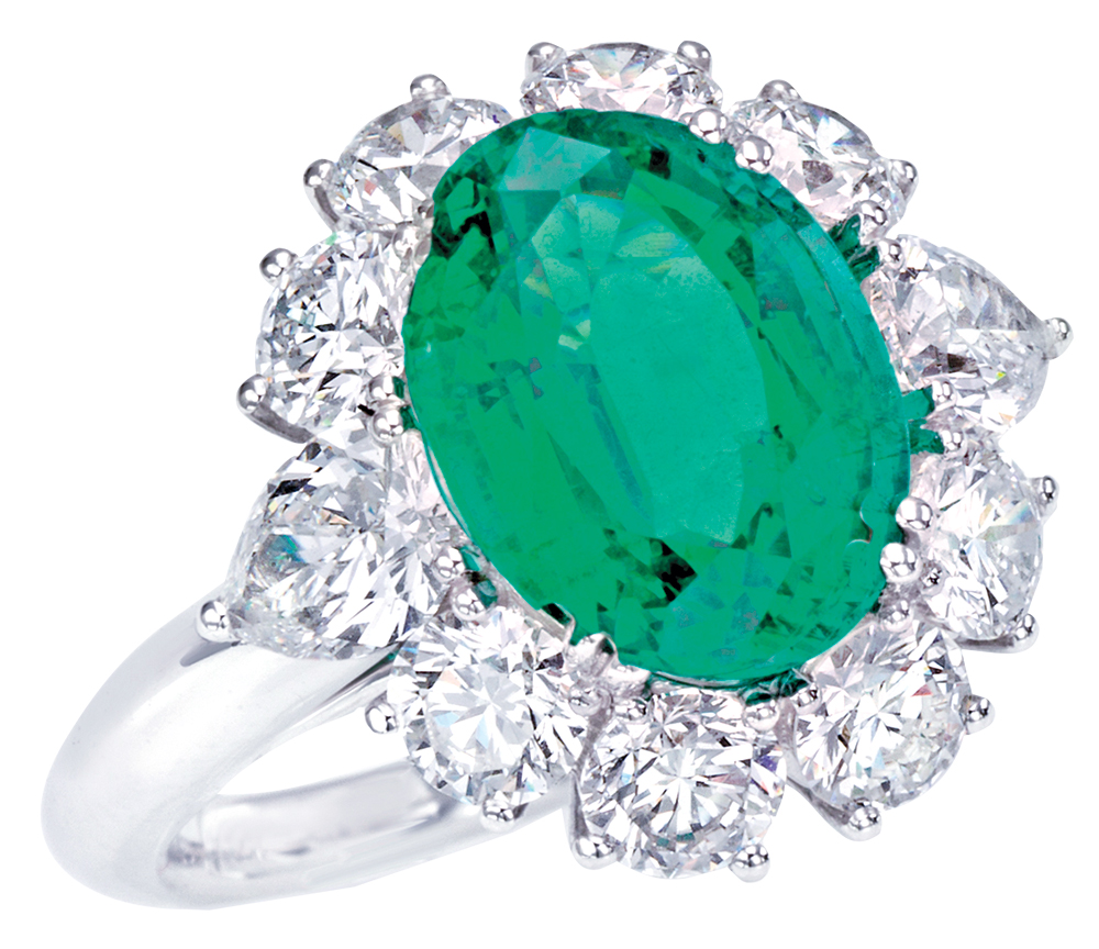 Emerald engagement ring by Picchioti