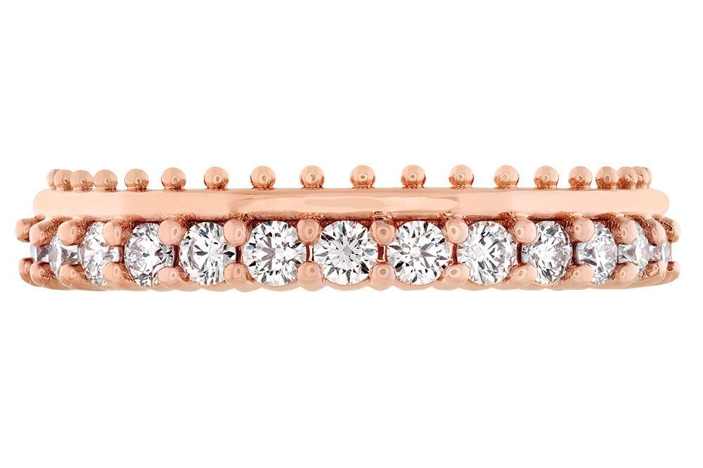 Hayley Paige Hearts on Fire stacked wedding ring