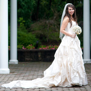 street clothes made from wedding dresses