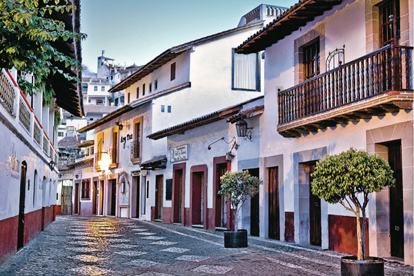 street in taxco mexico