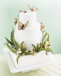 woodlands-inspired wedding cake by collette foley
