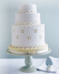 eyelet wedding cake by collette foley