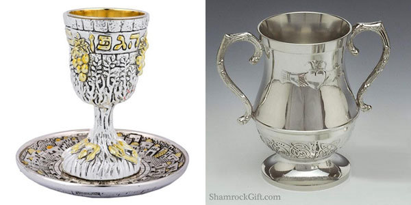 kiddush cup and irish loving cup