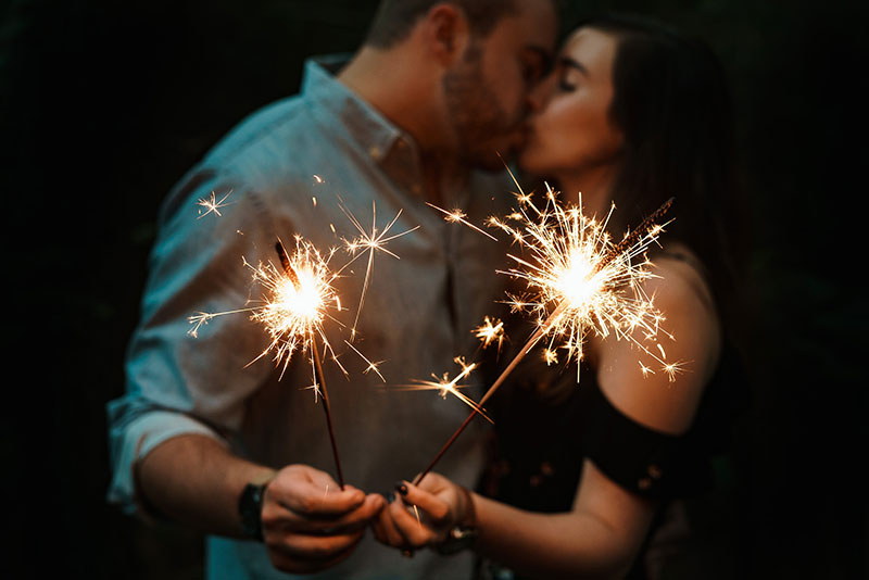 sparklers new years resolutions 2018