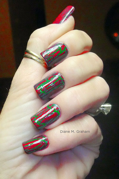 holiday crackle nail polish