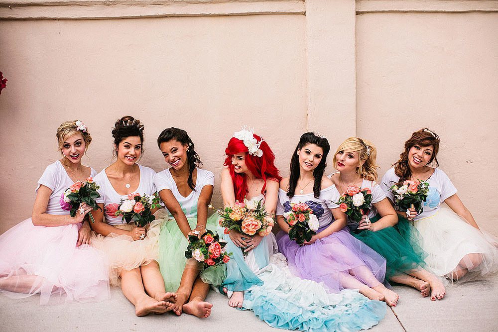 little mermaid wedding
