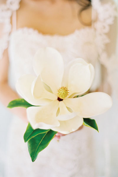 magnolia bridal bouquet
