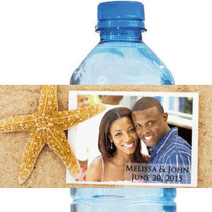 foreverwed water bottle label