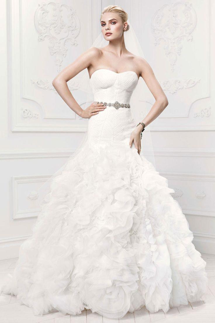 zac posen for davids bridal wedding gown style zp345021