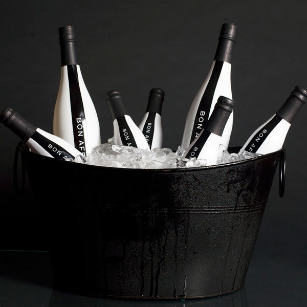 wine in ice bucket