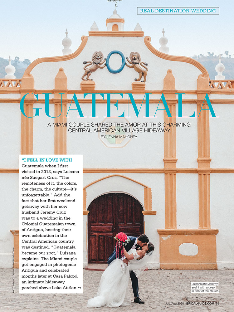 Real wedding in Guatemala