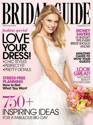 bridal guide march april 2014 cover