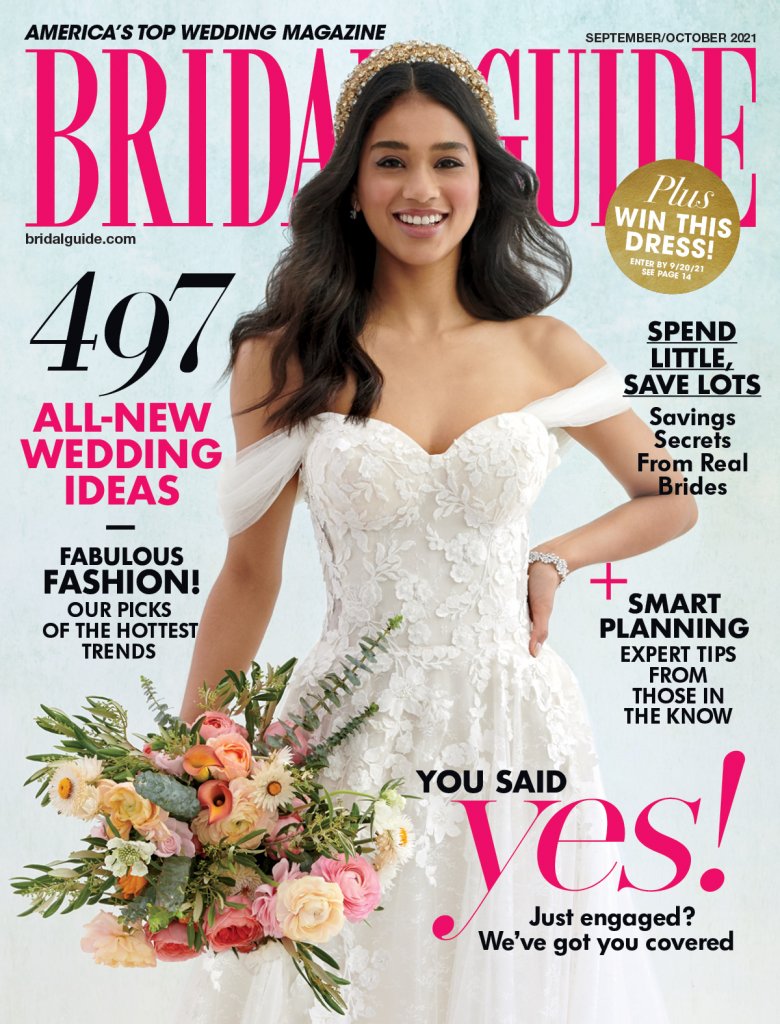 bridal guide september october 2021 cover