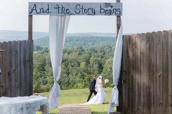 wedding ceremony sign