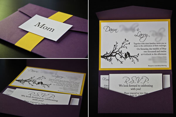 Diy wedding invitation cards