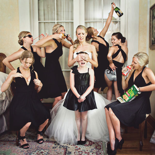 funny bridal party