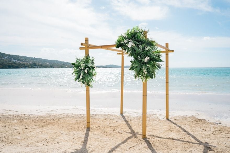 sandals natures vow wedding inspiration