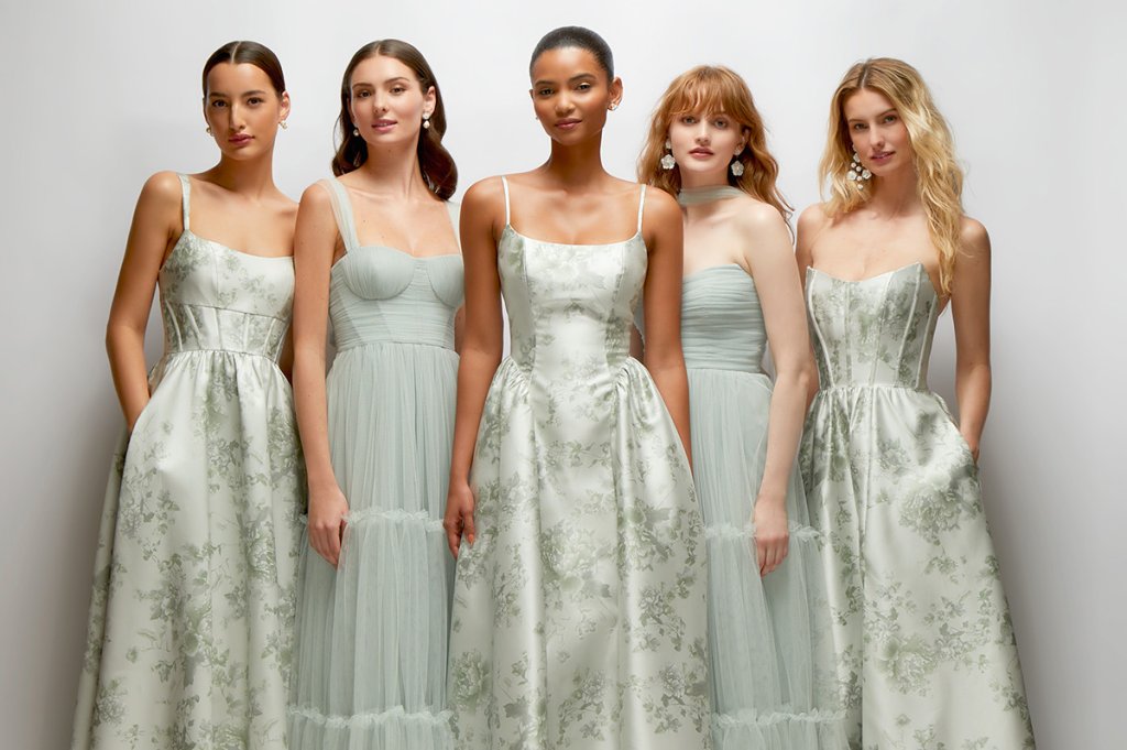 dessy sage green bridesmaid dress
