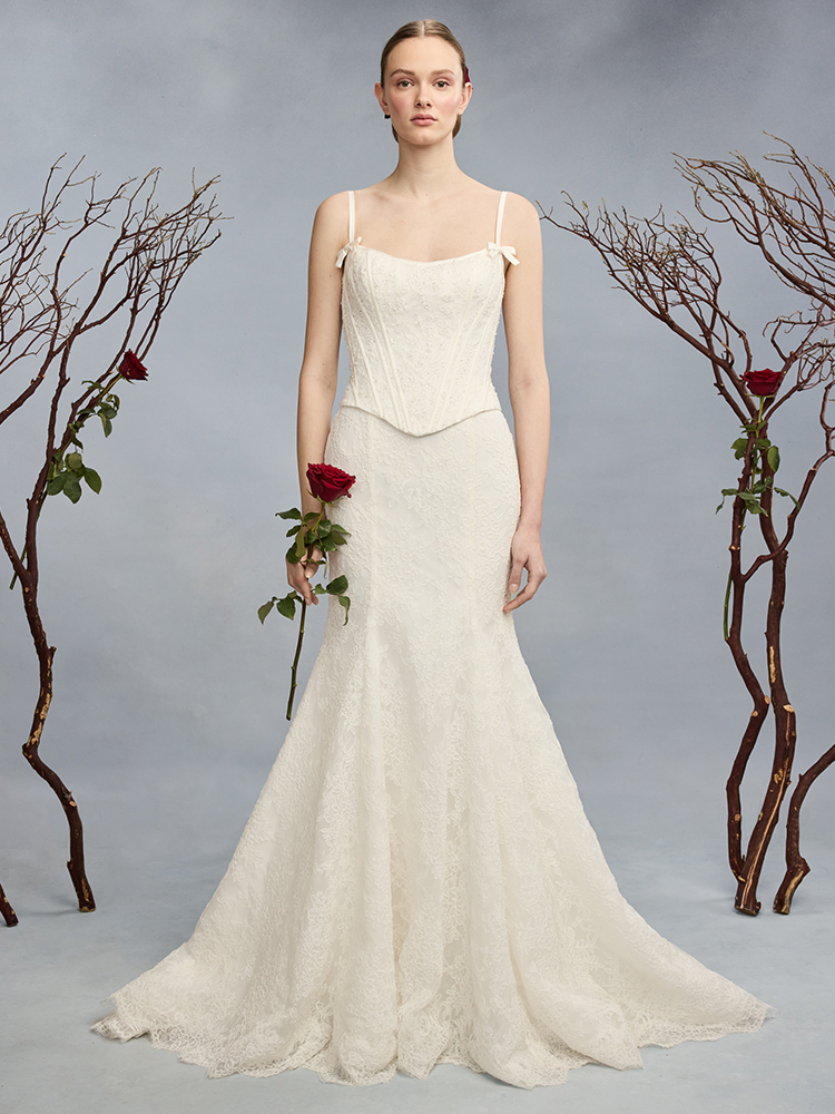 corset wedding dress