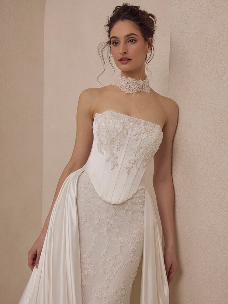 corset wedding dress