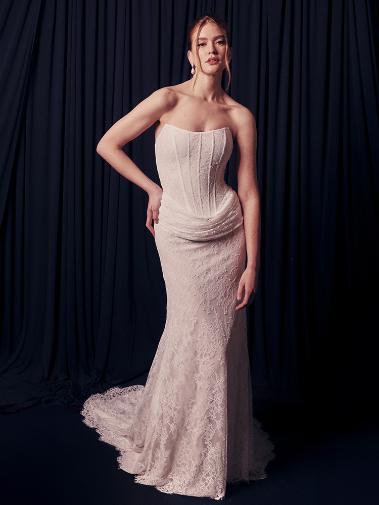 corset wedding dress