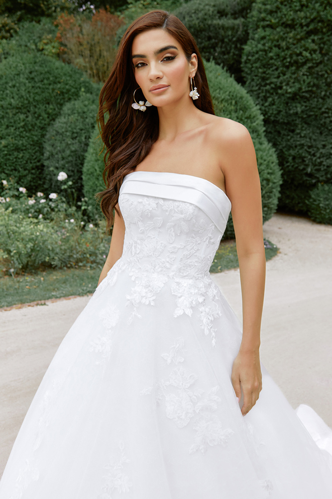 floral wedding dress