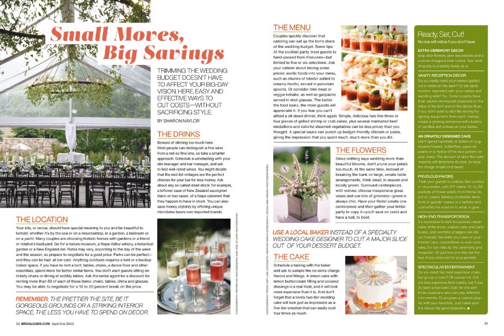 bridal guide september october 2025