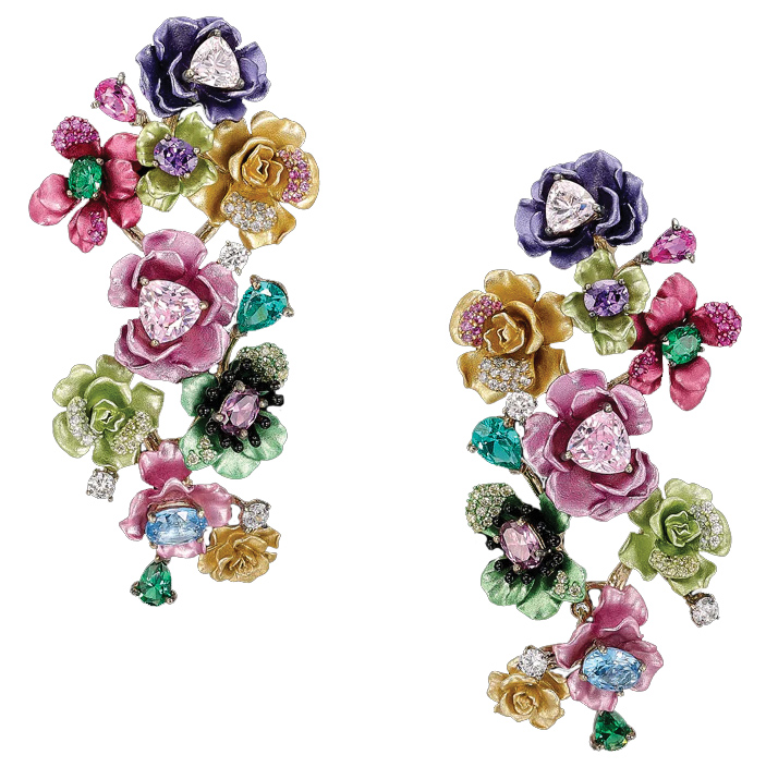 floral wedding jewelry