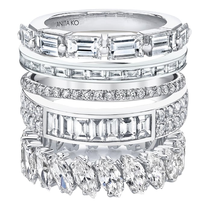 stackable wedding rings