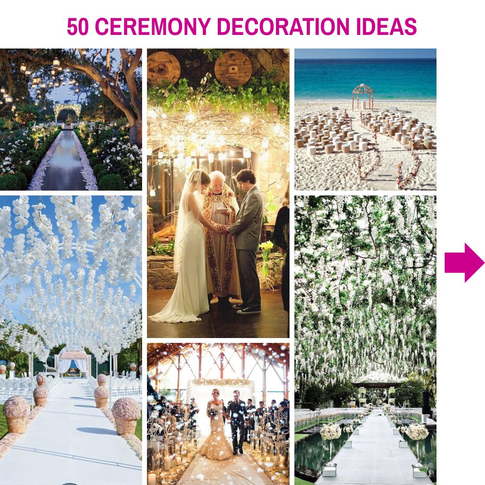 wedding ceremony decorations