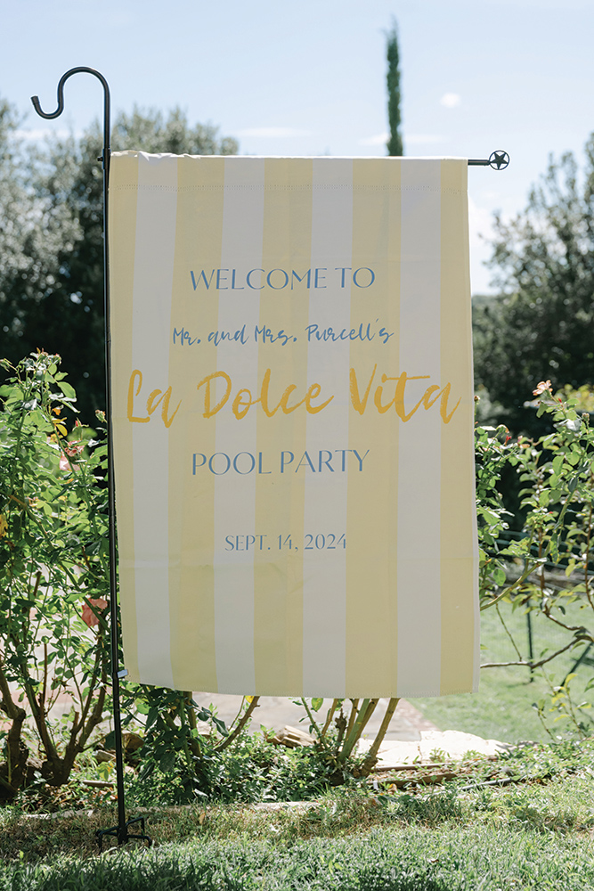 wedding pool party