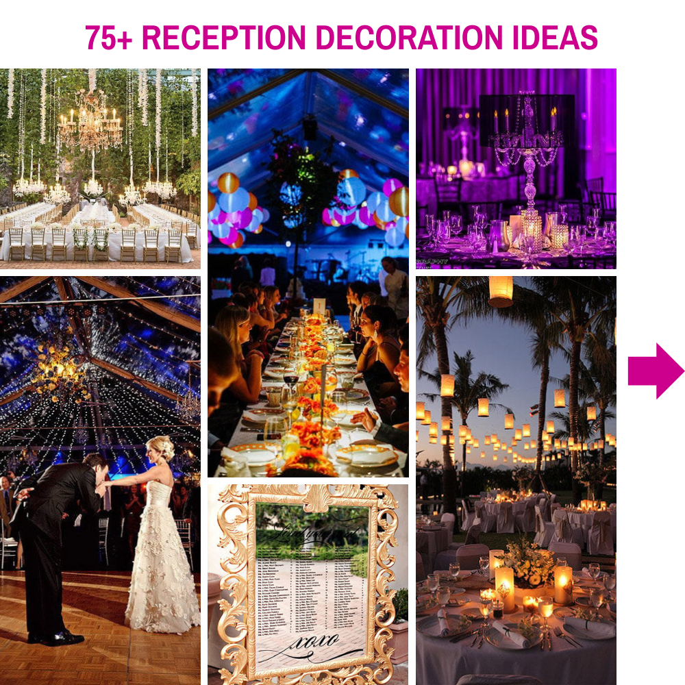 wedding reception decorations