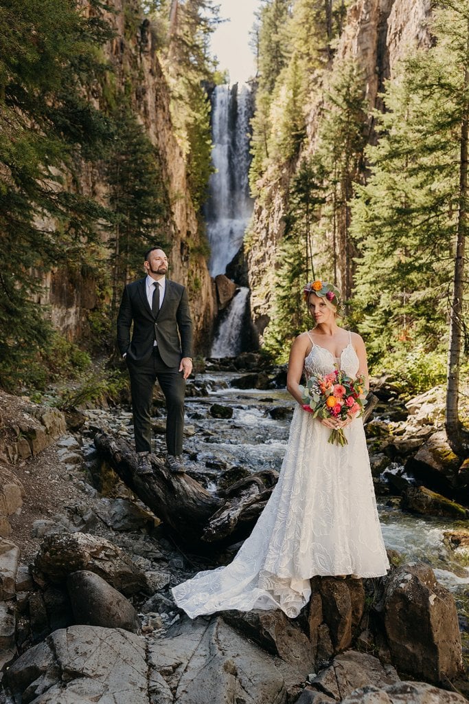 mountain wedding elopement