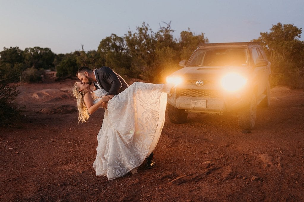 mountain wedding elopement