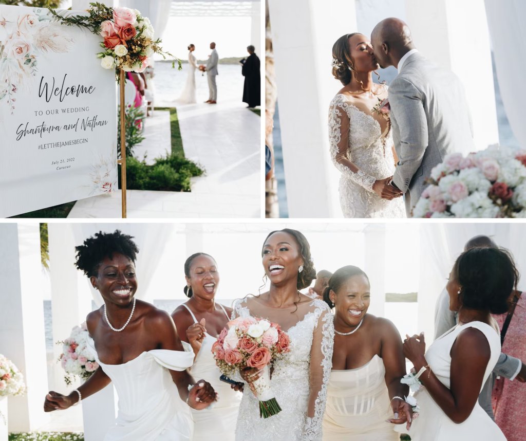 sandals royal curacao real wedding