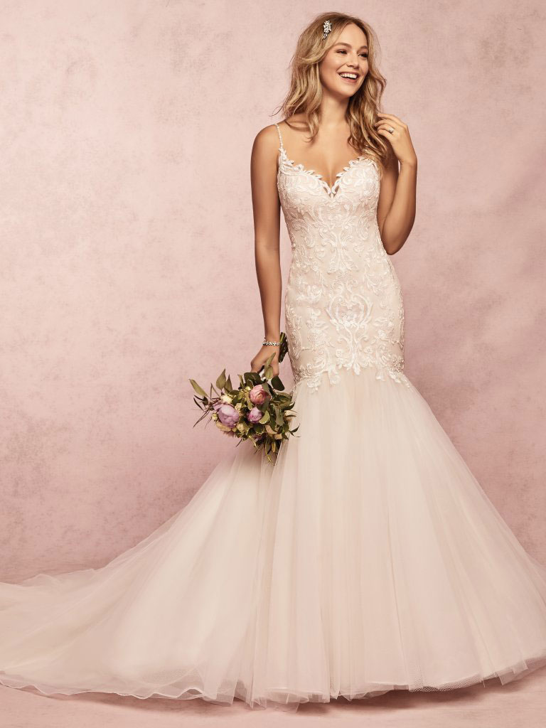 Rebecca Ingram Fawn Lace Gown