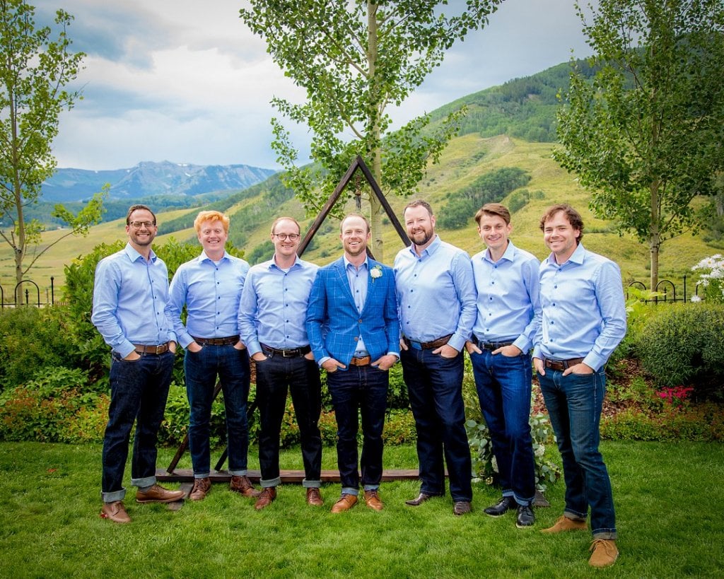 Groom and groomsmen