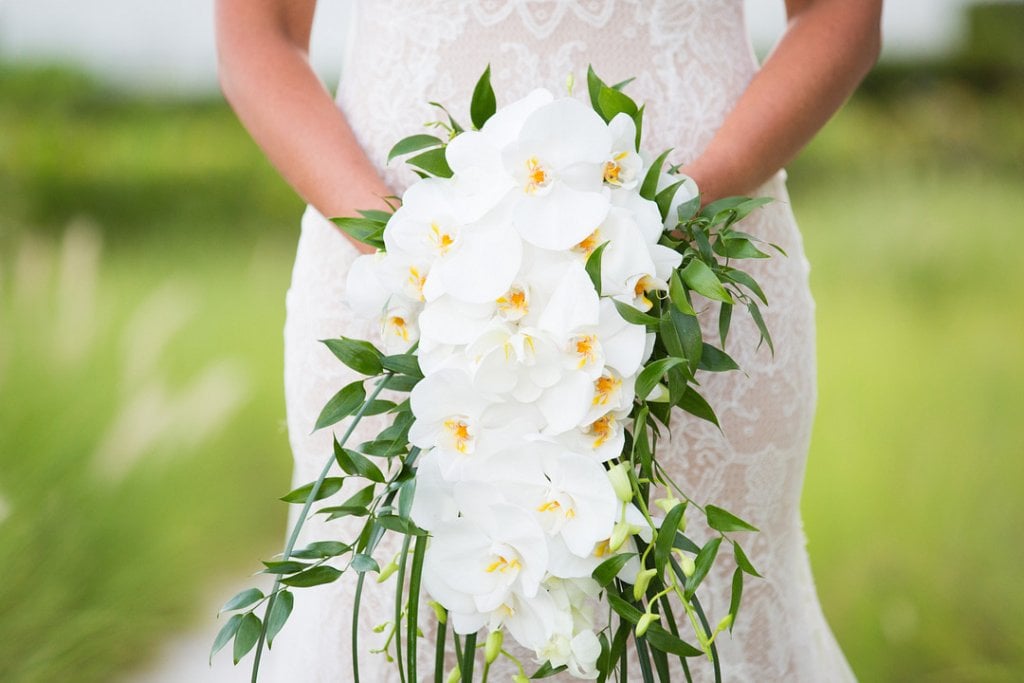 Orchid wedding bouquet