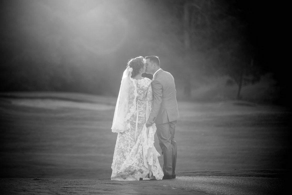 bride and groom wedding photo