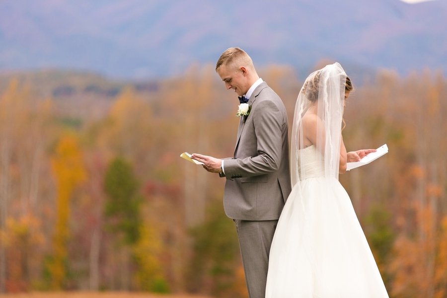 wedding first look