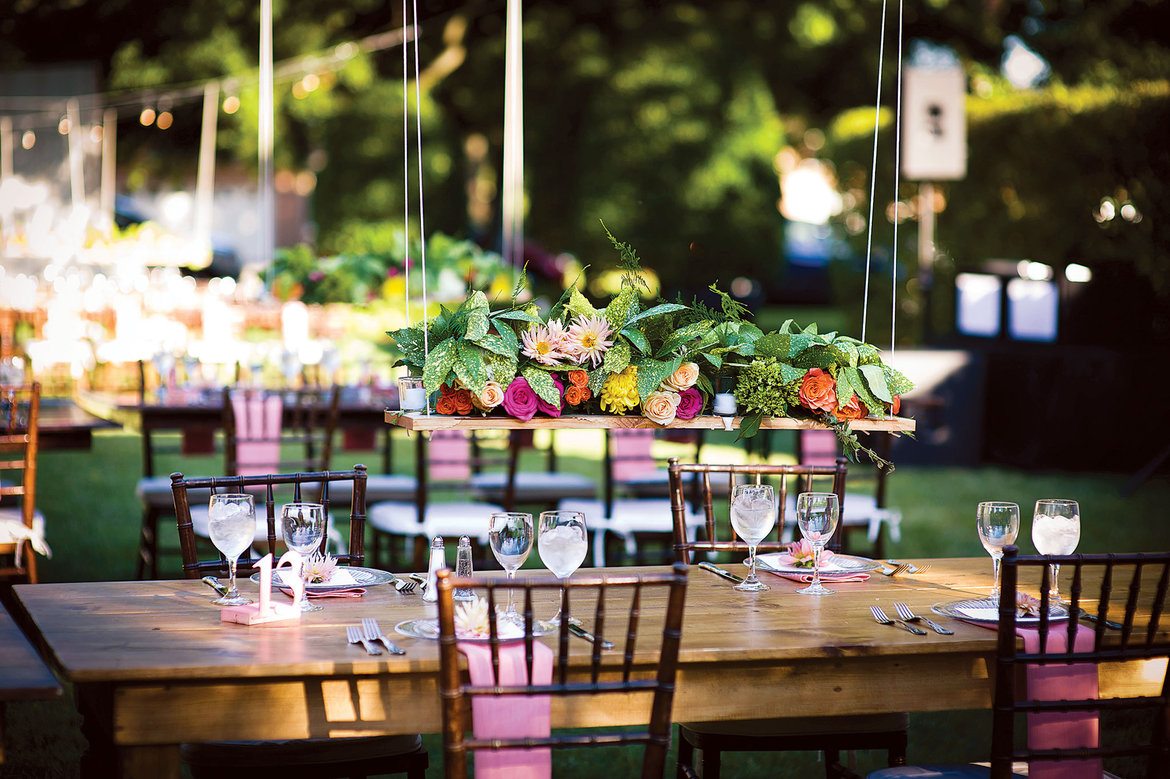 suspended centerpieces