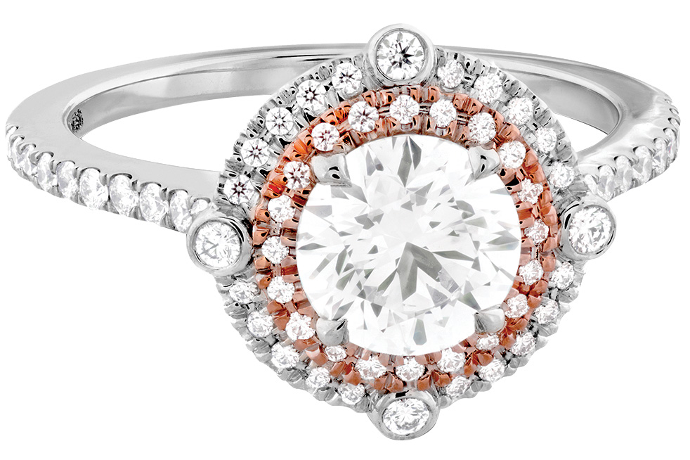 hearts on fire round engagement ring