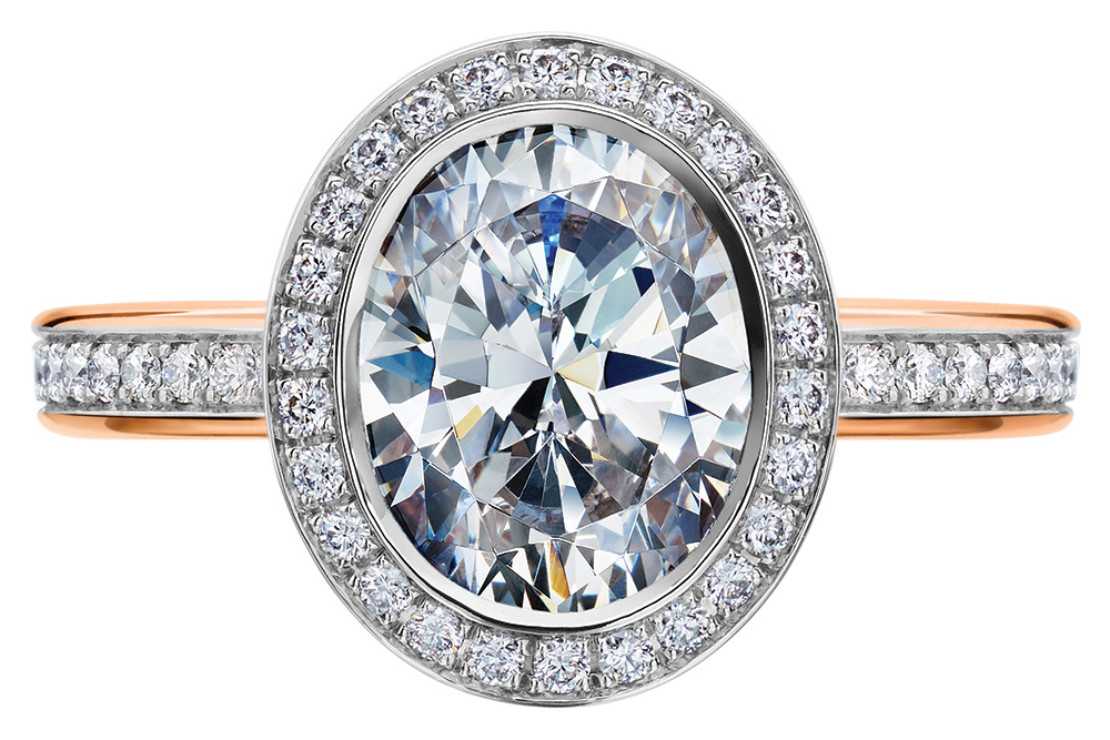 mark patterson oval engagement ring